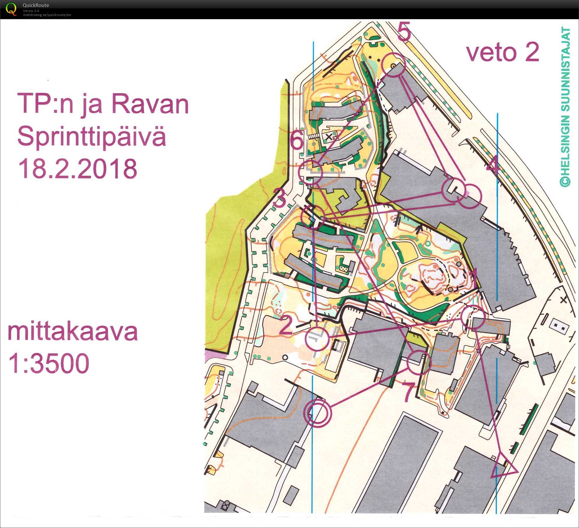Sprinttipäivä Tukkutori veto 2 (18/02/2018)