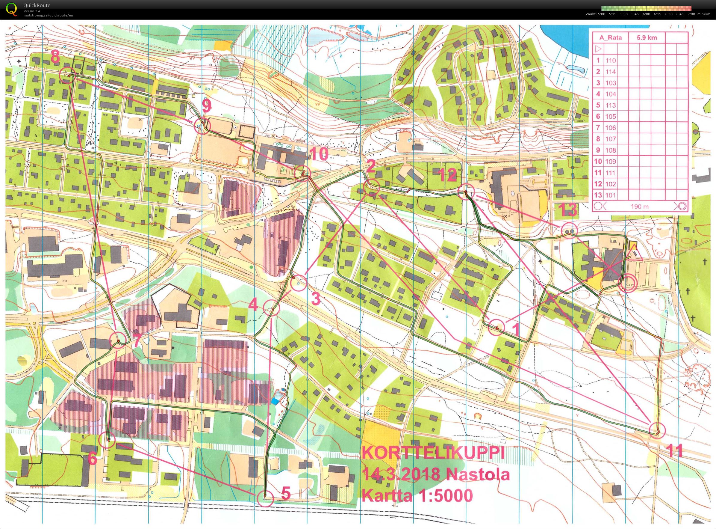 Korttelikuppi 8/18 (14/03/2018)