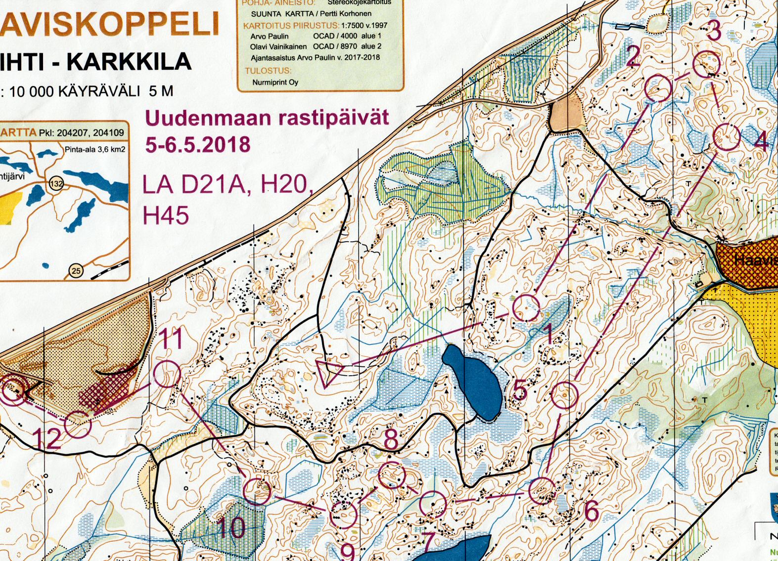 Uudenmaan Rastipäivät H45 la (05-05-2018)