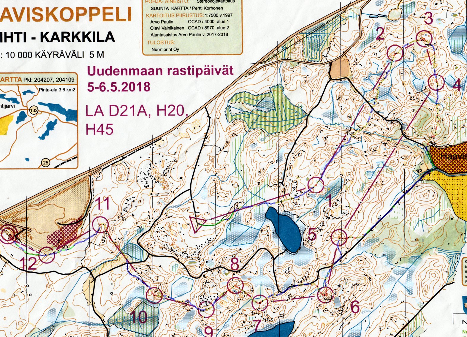 Uudenmaan Rastipäivät H45 la (05-05-2018)