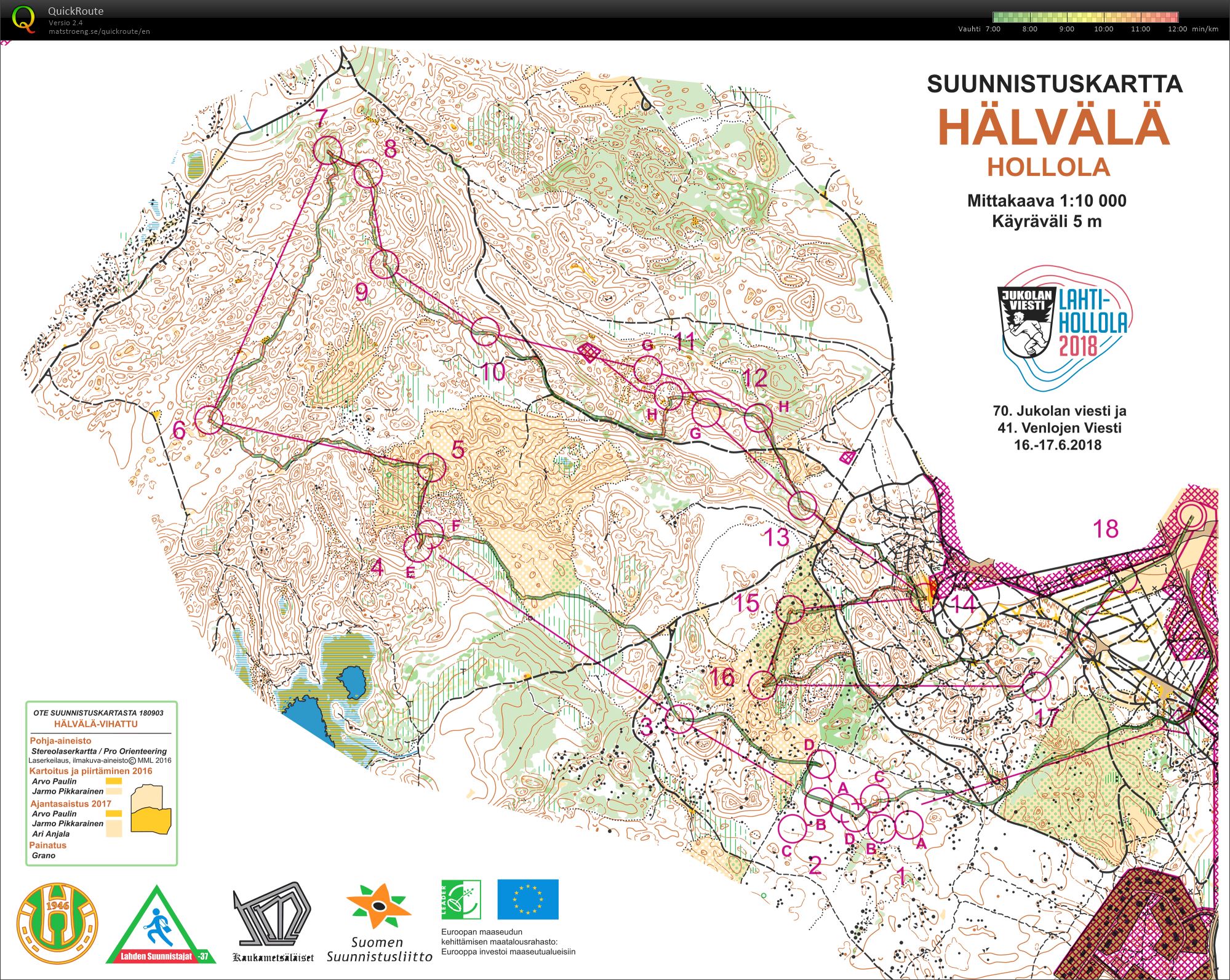 Lahti-Hollola Jukola 2018 (2018-06-16)