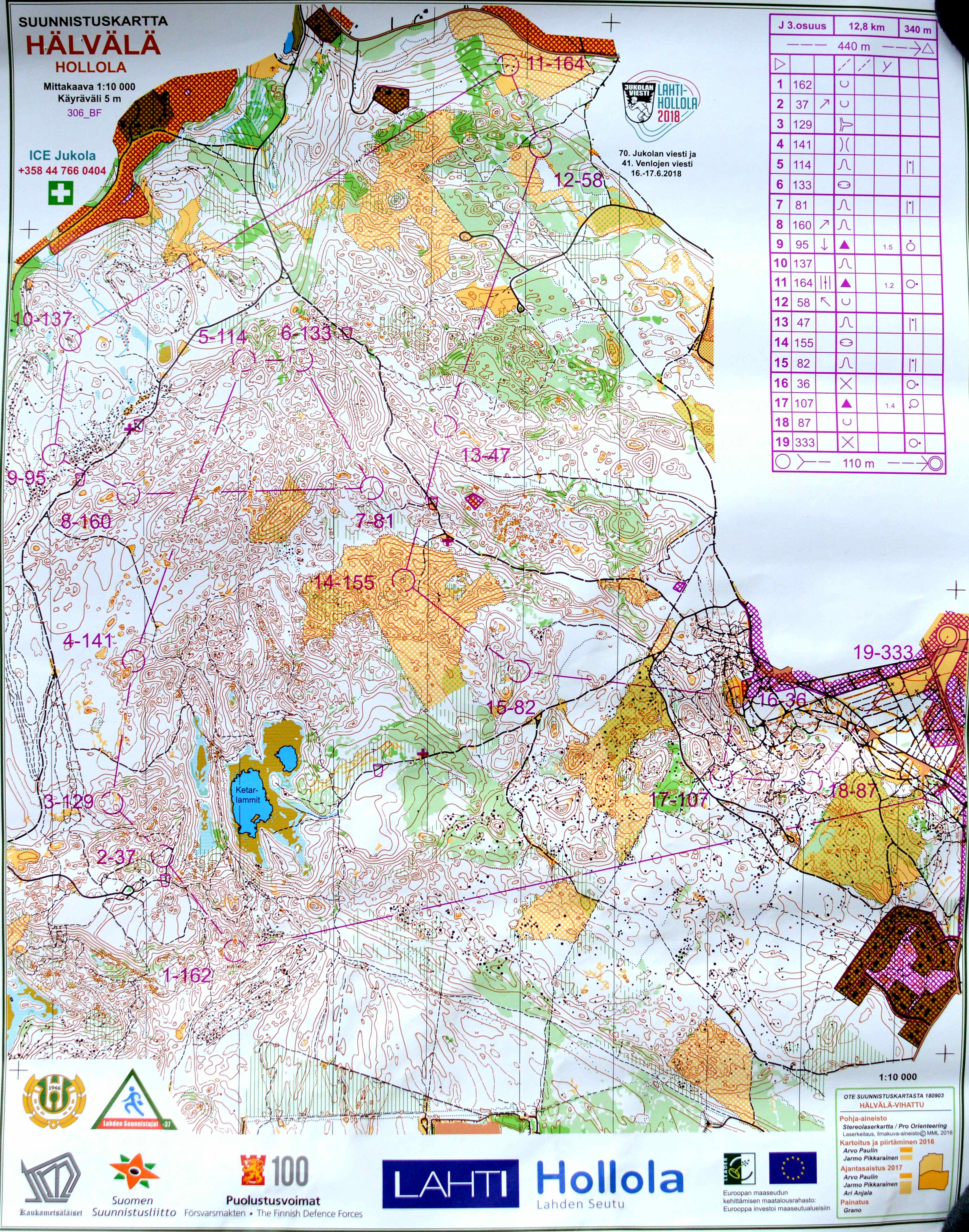 Jukola 2018 leg 3 (16.06.2018)