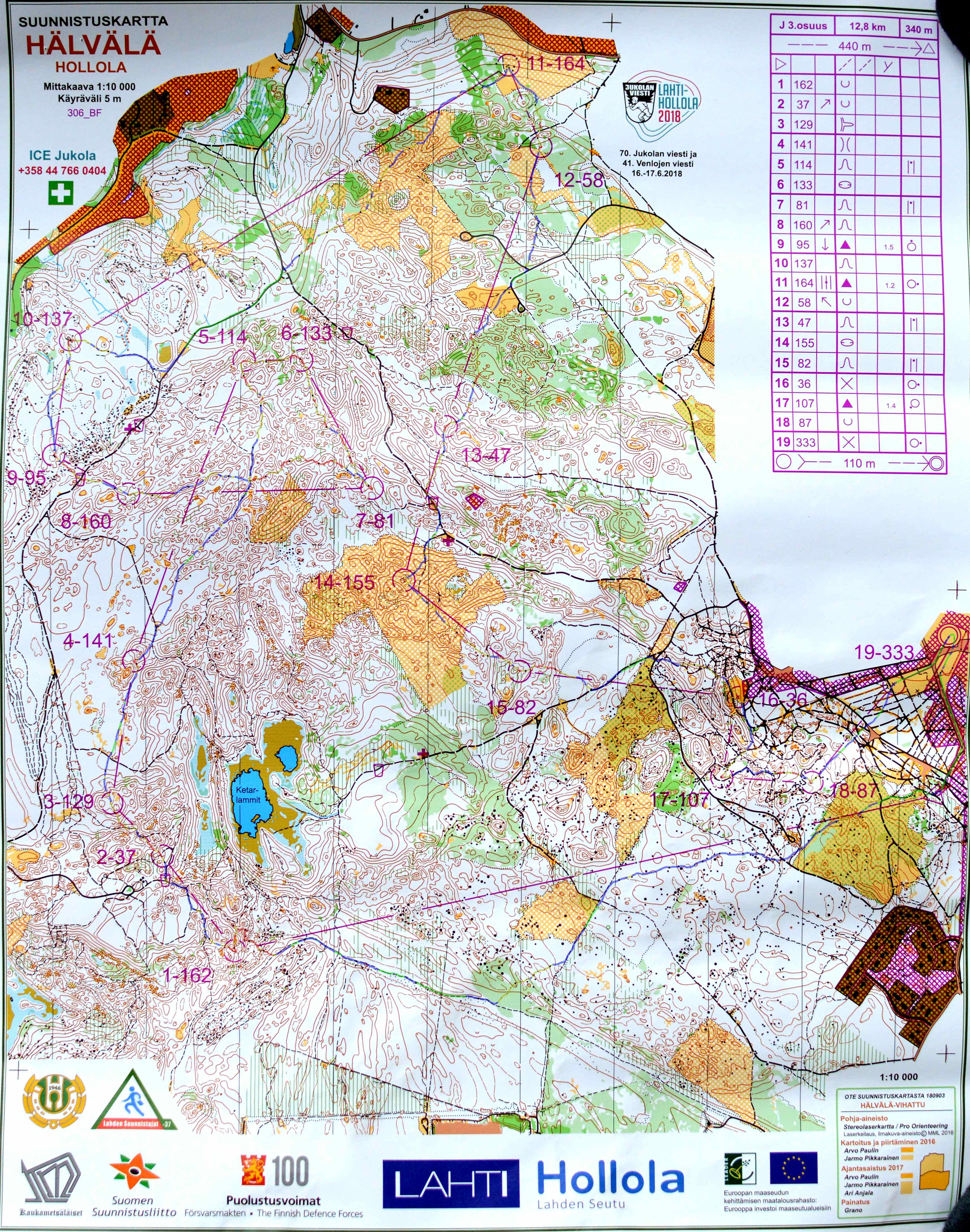 Jukola 2018 leg 3 (16.06.2018)