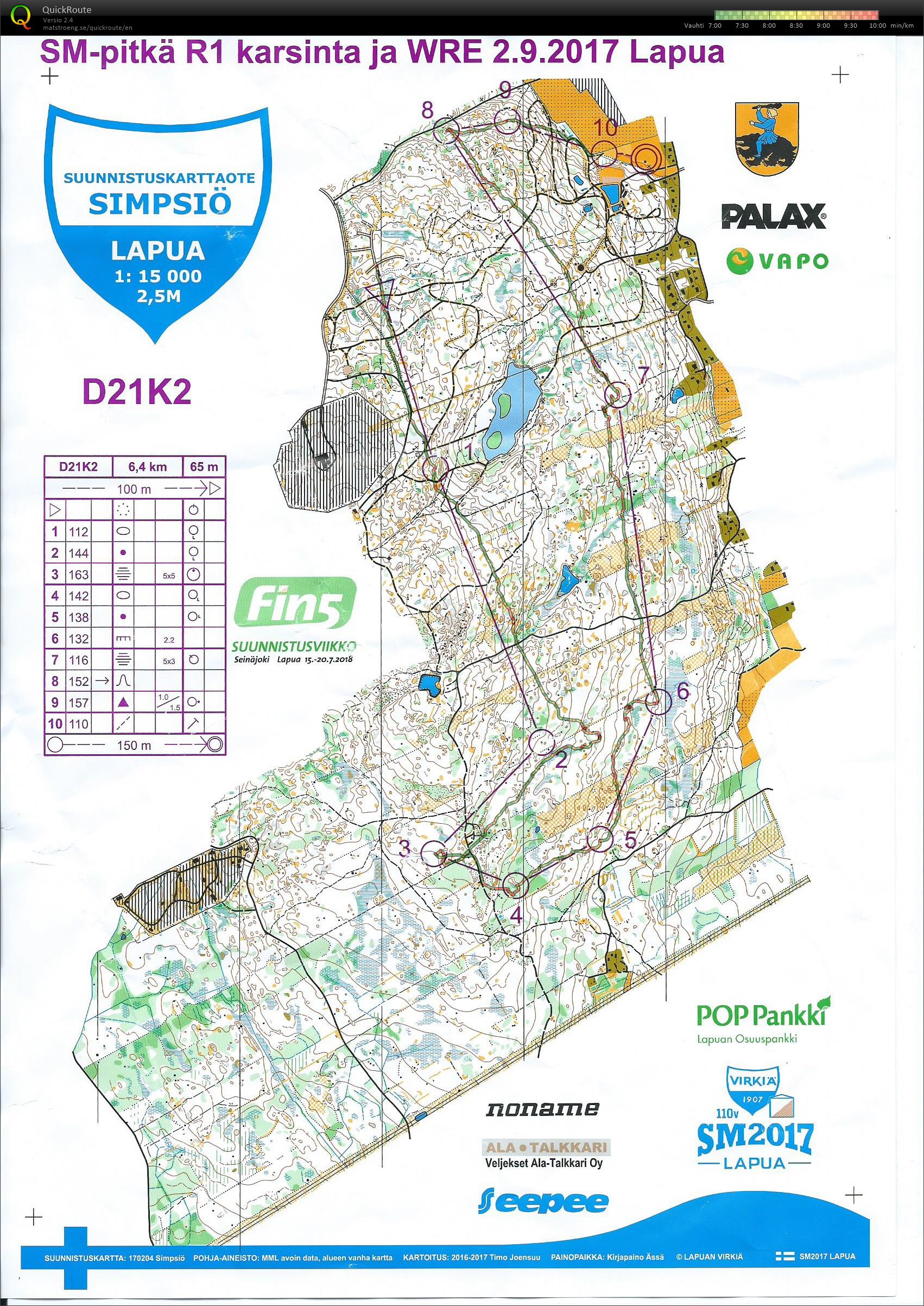 Taitoharjoitus Simpsiö D21K2 (12-08-2018)