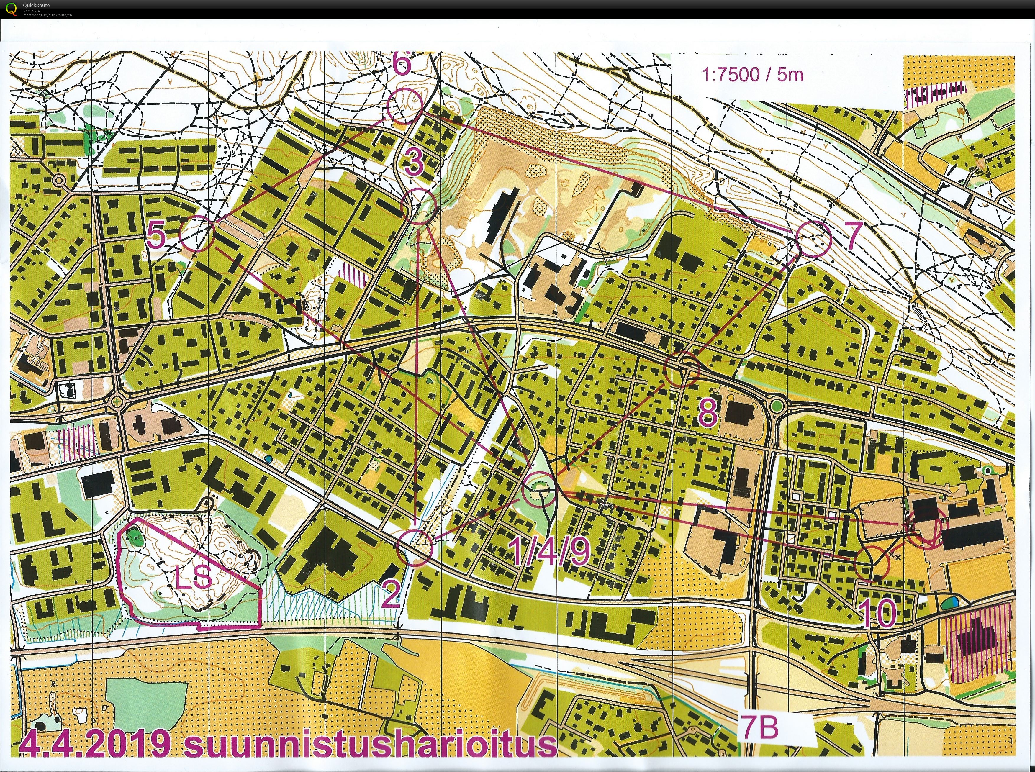 Taitoharjoitus Kangasala (2019-04-04)