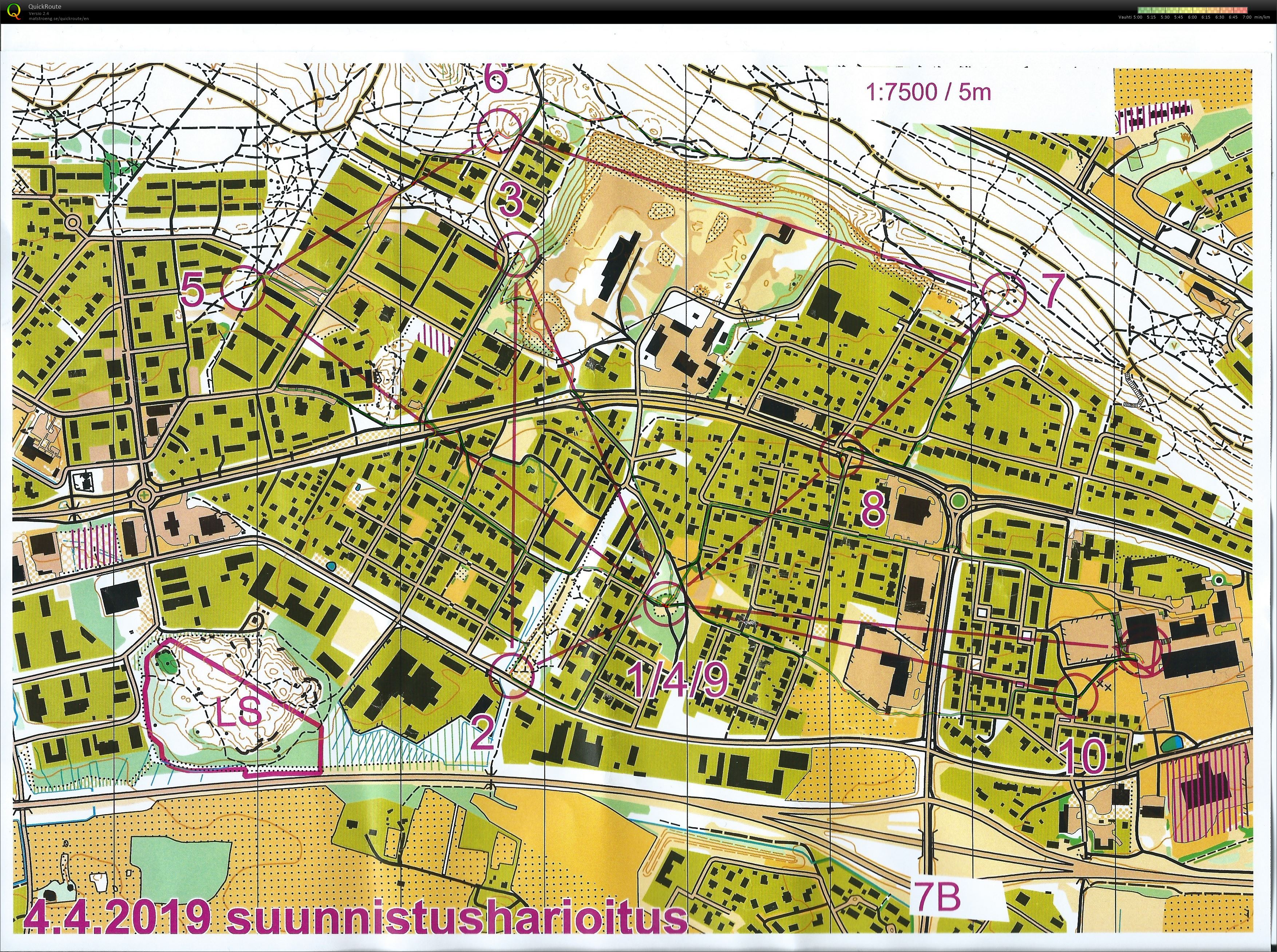 Taitoharjoitus Kangasala (2019-04-04)