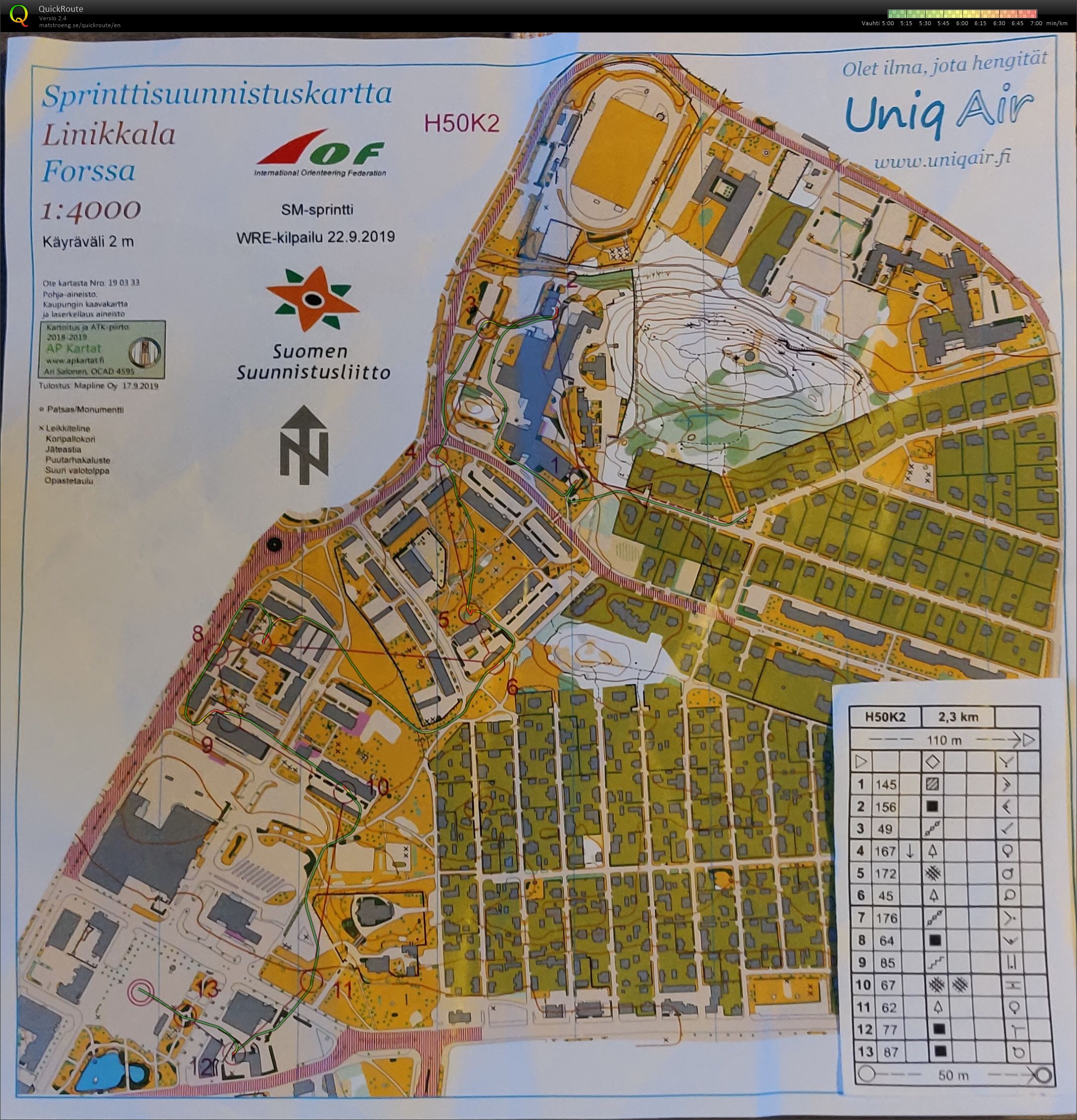 Sm-sprintti karsinta (22/09/2019)