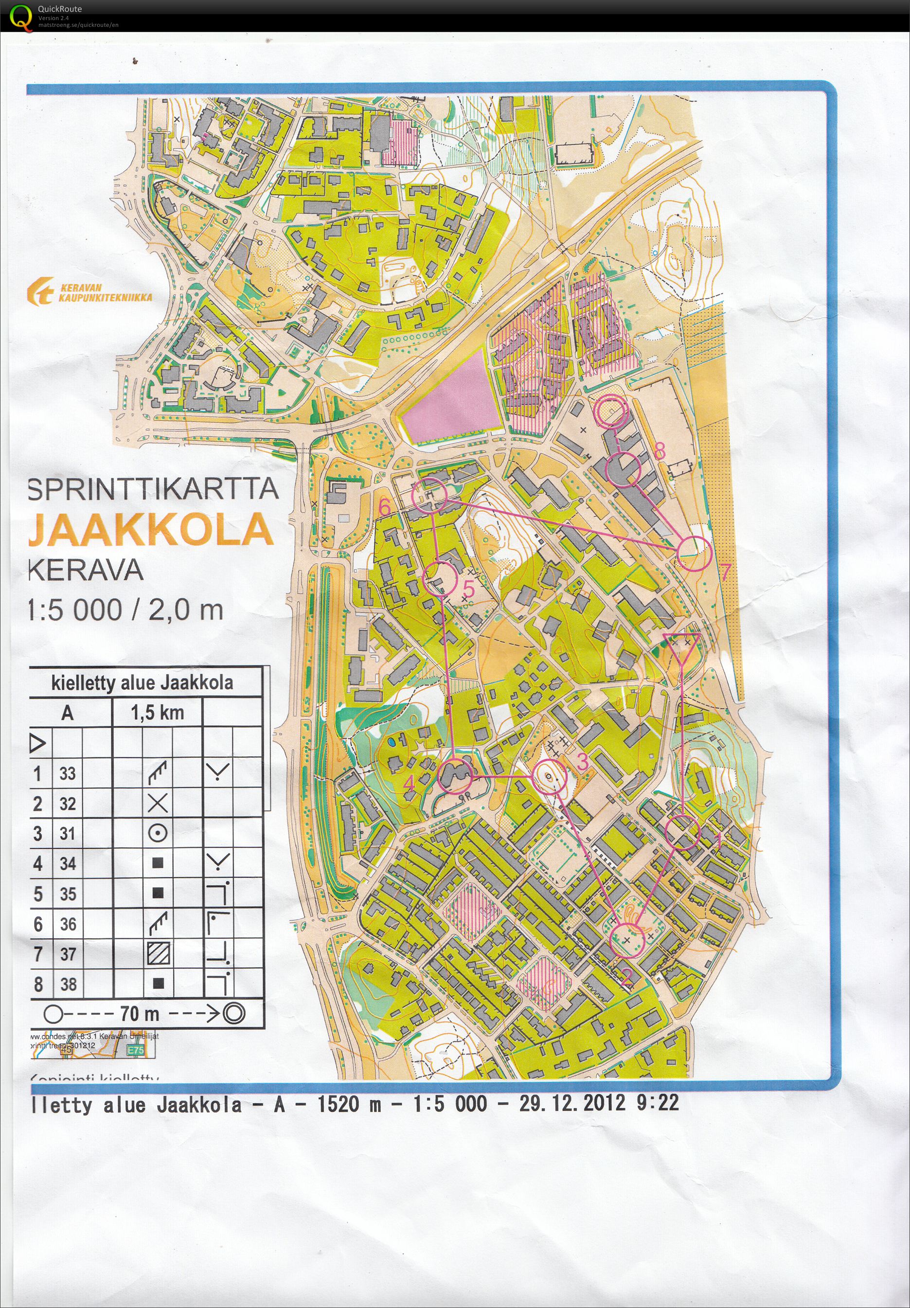 Sprinttiveto 2 Keravalla (31-12-2012)