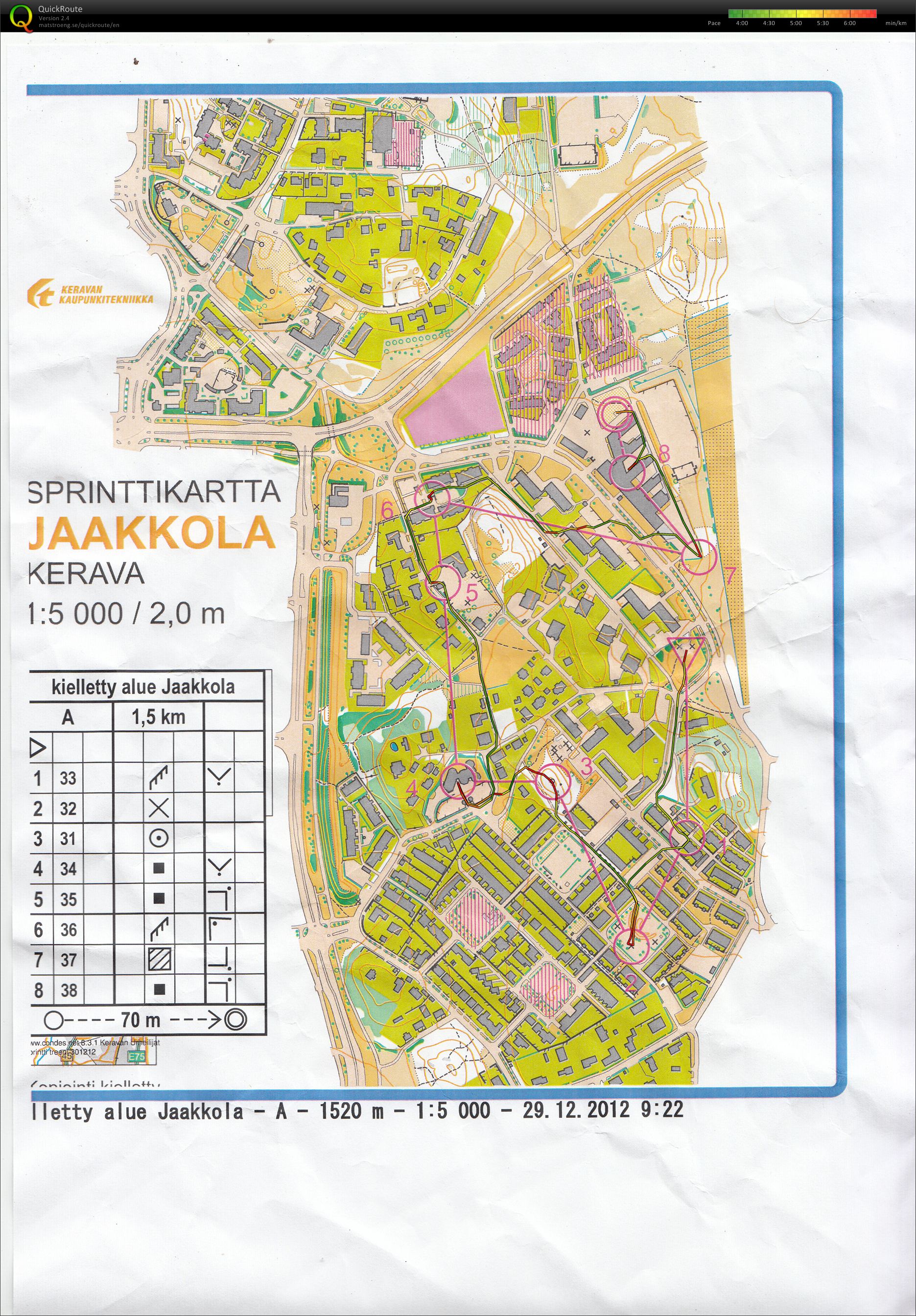 Sprinttiveto 2 Keravalla (31-12-2012)