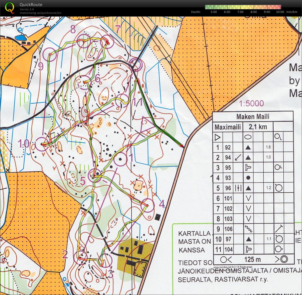 Tietävälä 1:5000 (05.05.2012)