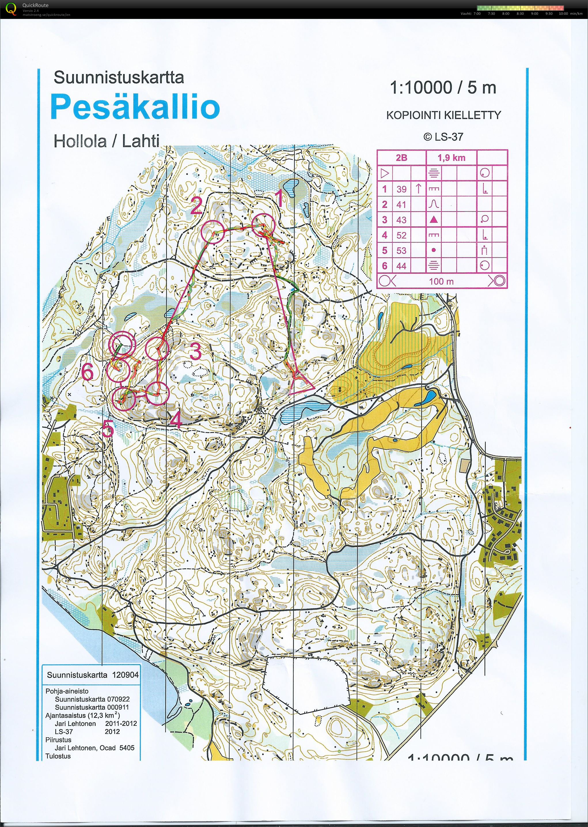 Jukola-treeni 2.veto (11/06/2014)